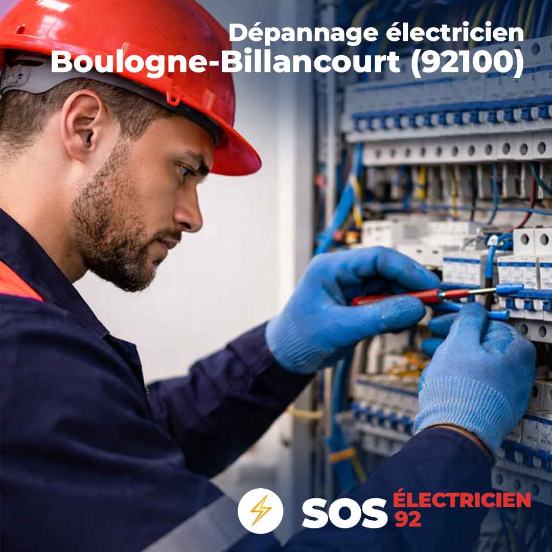 Électricien Boulogne-Billancourt (92100)